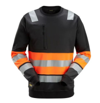 Types de styles sweat-shirt à manches longues vêtements réfléchissants chauds avec polaire simple face personnalisable de niveau D pour le temps froid - Product Image 3