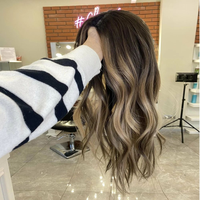 Topper en cheveux humains vierges européens non traités, avec base en soie naturelle et effet cuir chevelu naturel, blond méché, certifié casher juif