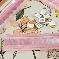 Juego de 4 reglas magnéticas de lujo para Mahjong americano, de acrílico, de 20 pulgadas, con medidor y soporte para fichas