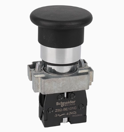 XB2BC21C black normally open contact