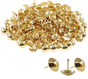 Clous à tête plate en laiton M1.6 M2 M3 polis miroir, adaptés aux intérieurs en cuir, 1000 pièces par sac, test de pulvérisation de sel 48 heures - Product Image 5
