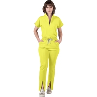 Ensemble de vêtements chirurgicaux unis pour infirmières et médecins transfrontaliers, pour salle de lavage des mains