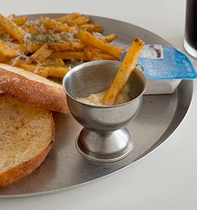 ที่วางแก้วทรงกลมทำจากสเตนเลสสตีล4ชิ้น/แพ็คถาดใส่<span class=keywords><strong>ไข่</strong></span><span class=keywords><strong>ต้ม</strong></span>แบบแข็งที่วาง<span class=keywords><strong>ไข่</strong></span>ฐานกลมสำหรับโรงแรม - Product Image 5