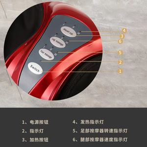 حار الاسترخاء الجمال قدم العجن التدفئة وسادة هوائية ضغط الساق مدلك قدم - Product Image 5