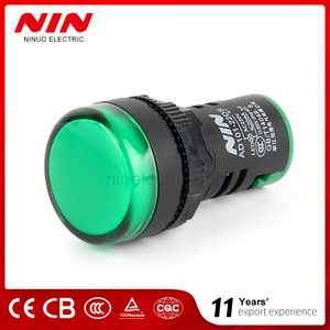 핫세일 22mm 녹색 산업용 신호등 12V 24V 220V 380V LED 전원 표시등 파일럿 패널 마운트 20mA IP65 플라스틱 - Product Image 4
