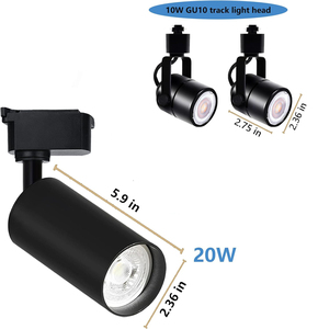 ไฟติดรางแบบปรับได้ 360 องศา COB LED สำหรับใช้งานเชิงพาณิชย์ รุ่นทันสมัย 12W-40W พร้อมค่า CRI 80 และอายุการใช้งาน 30,000 ชั่วโมง - Product Image 2