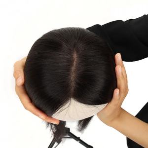 ผมแท้เรมีลูกไม้หนา100% น้ำหนักเบาสำหรับผู้หญิงผมแท้แบบบราซิลยาว8นิ้วสามารถย้อมผมได้ทุกสี - Product Image 2