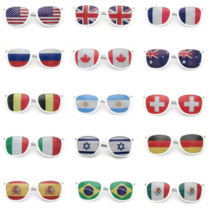 2026 Pinhole Sticker Flag <b>Sunglasses</b> National Country Flag LOGO Sun Glass Party Favor Promotional World Football Soccer Match - Product Image 6