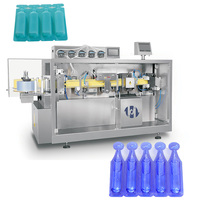 Machine de fabrication, de remplissage et de scellage automatique d'ampoules en plastique