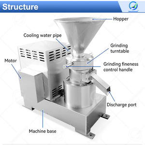 OCEAN Heavy Duty Electric Nut Grind Production Molinillo de sésamo Fruta seca Máquina de mantequilla de maní y Tahini - Product Image 2