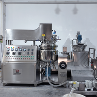 Homogénéisateur de dentifrice en acier inoxydable, machine de fabrication d'émulsifiant sous vide à cisaillement élevé pour laboratoire cosmétique