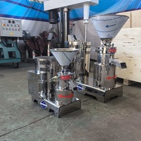 Tomatenpuree verwerkingsmachine, vleespasta, graan, noten, boter, pindakaas, sauzenmachine, pistache notenmolen