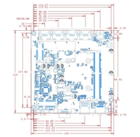 Placa Base BKHD 1090NP-12 con 4 Puertos Gigabit Ethernet, Celeron J4125, NANO ITX, 4 Lan, Linux, Router Sim, Firewall, Compatible con PFsense y Ubuntu X86