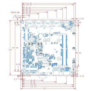 Carte mère BKHD 1090NP-12 avec 4 ports Ethernet Gigabit, Celeron J4125, <span class=keywords><strong>NANO</strong></span> <span class=keywords><strong>ITX</strong></span>, 4 LAN, Linux, routeur SIM, pare-feu, PFsense, Ubuntu, X86 - Product Image 5