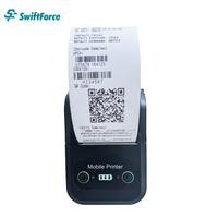 Printer Resi Mini 58mm portabel USB Bluetooth POS mesin kas mendukung Windows Mac Android IOS peralatan keuangan