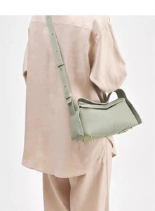 Elegent Design Ladies Genuine Leather Handbag 100% Leather Fashion Tote Bag 2025 Trendy Hobo Bag Small &amp; <strong>Medium</strong> <strong>Purse</strong> - Product Image 6