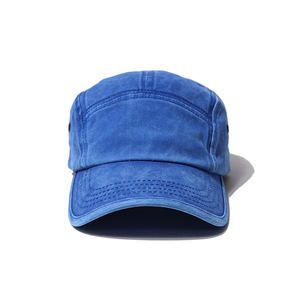 Cappellino da camionista a 5 pannelli regolabile con protezione solare, berretto sportivo retrò in cotone lavato, stile baseball che migliora con l'età - Product Image 3