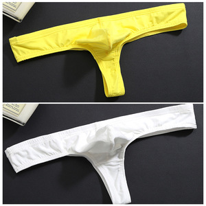 New Arrival Mix Color Pouch Underwear <strong>Men</strong> Sexy G-string Three <strong>Point</strong> Type With Soft Cotton Mini Thongs Sexy Under Panties for <strong>Man</strong> - Product Image 2