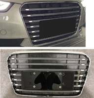 Grille avant de remplacement PNB ABS New S5 Noir brillant chromé pour Audi A5/S5 2012-2016 B8.5 avec 1 an de garantie