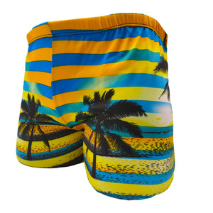 กางเกงว่ายน้ำชาย บอร์ดชอร์ต ผ้าถักพิมพ์ลาย กีฬาทางน้ำ สำหรับผู้ใหญ่ ขนาด 110-160 คาตตี้ - Product Image 2