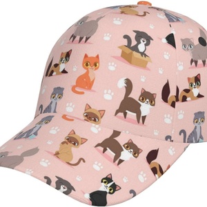 Casquettes de baseball ajustables à broderie à la main motif points sportifs, mignonnes et amusantes, pour femmes et hommes, avec animaux, style snapback, vente en gros - Product Image 2