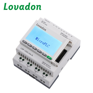 DC12-24V/AC24V LCDキーパッドPLCコントローラー FBDラダープログラミング RS485 イーサネットModbus IP20 産業オートメーション用 - Product Image 4