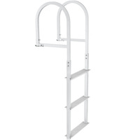 Échelle de bateau en acier inoxydable et aluminium pour yacht, échelle droite pour ponton, escalier marin 4/5 marches, pédale de 30 cm