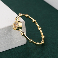 Bague Femme Personnalisée Croix Religieuse Tendance Bijoux Or Vente en Gros