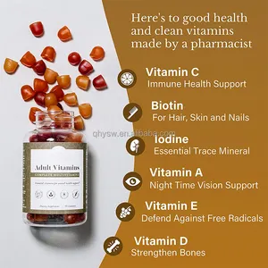 OEM ODM Private Label Health Supplement Vitamin A C E Support Immune System Adult Gummy