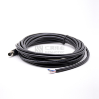 Connecteur circulaire M8 6 broches mâle A Code IP68 câble de capteur M8 étanche câble de moulage mâle 6 pôles