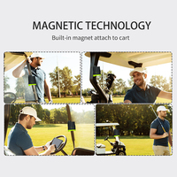 Télémètre laser vibrant haute précision longue portée 600M avec compensation de pente et verrouillage de point pour le golf, écran OLED