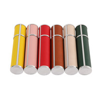 Étui à parfum en cuir 10ml 15ml 20ml avec pulvérisateur à pompe, impression sérigraphique, logo personnalisé