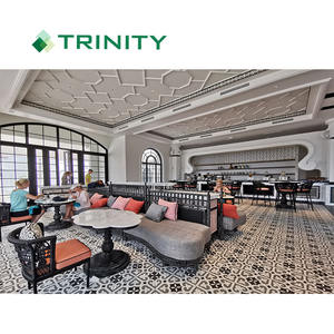 Ensemble de meubles de table en bois vintage, mobilier de <span class=keywords><strong>restaurant</strong></span>, personnalisé 5 étoiles, design moderne de luxe, pour hôtel - Product Image 3