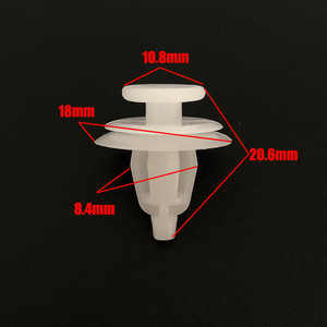 Auto Plastic Trim <b>Clips</b> For <b>Car</b> Door Panel Interior Fasteners Replacement Repair Parts Snowflake Fit - Product Image 2