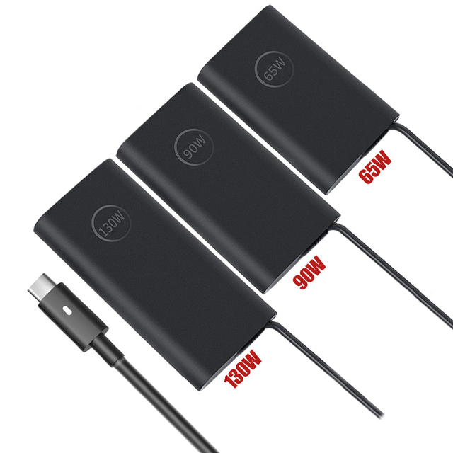 New Laptop Charger 90W Watt USB Type C(USB-C) AC Power Adapter Include Power Cord for Dell XPS 13 Latitude 3540 3400 3500 5289