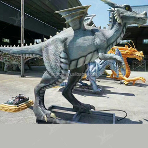 ジュラシックパークのための現実的なロボット3Dテーマのアニマトロニック像ショッピングモールのためのドラゴンモデル公共プレイハウスアドベンチャーパーク - Product Image 5
