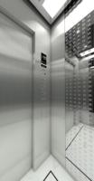 Ascenseur de passagers Fareo FLA-K66 moderne en acier inoxydable sans engrenages à courant alternatif, durable, sûr, installation facile, PVC, pour appartement et centre commercial