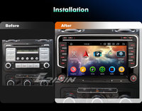Erisin ES6535V 7" DSP Android 16.0 CarPlay Oto GPS 4G DAB Araç Stereo Sistemi VW Golf Passat Tiguan Polo Eos Seat Skoda Araçlar İçin GPS Navigasyon