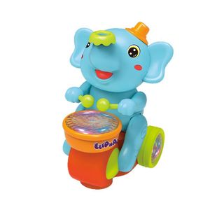 Juguete Musical de Plástico ABS con Diseño de Elefante que Toca el Tambor y Sopla la Bola, con Luces Intermitentes, Montessori, para Niños de 0 a 7 Años - Product Image 1