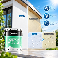 KOBG Topcoat, couche de finition protectrice, résistante aux rayures, aux décolorations, imperméable, excellente résistance aux intempéries