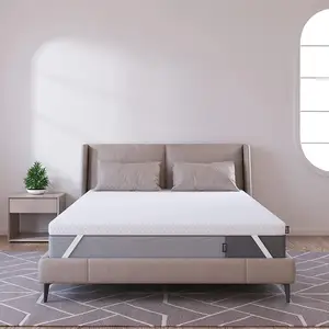 Matelas en mousse à mémoire de forme pour hôtel de luxe Queen, housse de protection lavable avec fermeture éclair King, Double matelas en mousse pleine grandeur