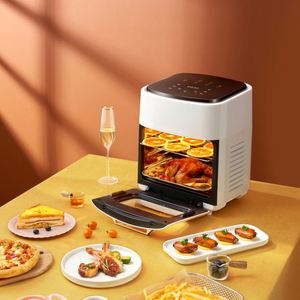 Venta al por mayor de fábrica 2023 freidora hogar <span class=keywords><strong>Visual</strong></span> Visible 15L/12L 15 litros/12 litros ventana grande freidoras de aire inteligentes - Product Image 2