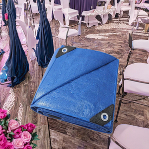 ผ้าใบกันน้ำ Rainbond PE ขนาด 12x14 ฟุต น้ำหนักปานกลาง เคลือบสารกันน้ำ สำหรับงานแต่งงาน แบบม้วน - Product Image 3