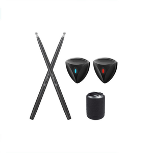 Kit de Batería <span class=keywords><strong>Virtual</strong></span> con Sensor Corporal, Cuerpo de Plástico, Baquetas Electrónicas Invisibles, Portátil, para Práctica en Casa, Batería de Jazz - Product Image 2