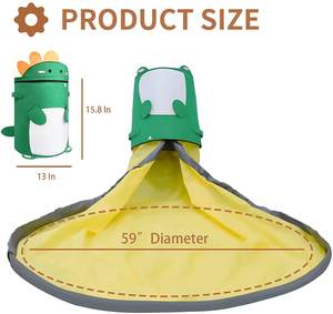 Cesto Portaoggetti per Giocattoli e Tappetino da Gioco per Mattoncini - Organizzatore per Camerette dei Bambini, Borsa in Feltro per Sala Giochi - Product Image 2