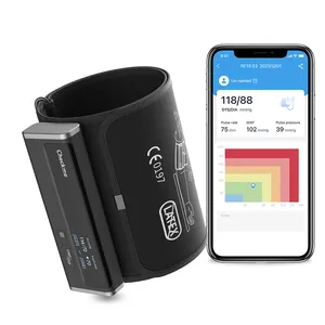 Wellue Blood Pressure Monitors,Automatic Upper Arm BP Machine with One  Piece Cuff Design,Bluetooth Connection and Free App,FDA Cleared,BP2A 