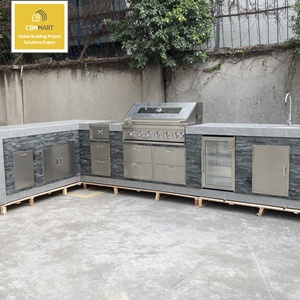 CBMMART - Muebles <span class=keywords><strong>de</strong></span> Cocina para Exterior <span class=keywords><strong>de</strong></span> Acero Inoxidable, Almacenamiento para Parrilla, Resistentes al Agua y a la Intemperie, Diseño Moderno y Personalizado para <span class=keywords><strong>Barbacoa</strong></span> - Product Image 4