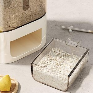 Dispensador de Arroz con Capacidad de 11.5 kg, Contenedor de Almacenamiento de Arroz para Cocina Repelente a Insectos, Dispensador de Arroz Automático Personalizable - Product Image 5