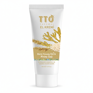Crème pour les mains hydratante et nourrissante TTO avec extrait d'algues et huile de graines de riz 50ml - Product Image 2