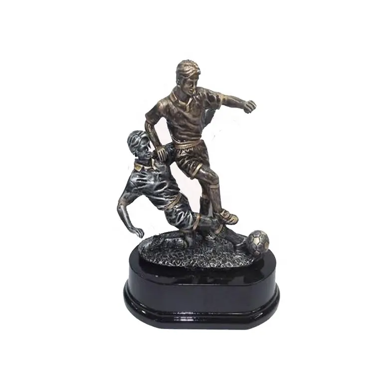 Figura de fútbol de resina, nuevo estilo, catión, trofeo